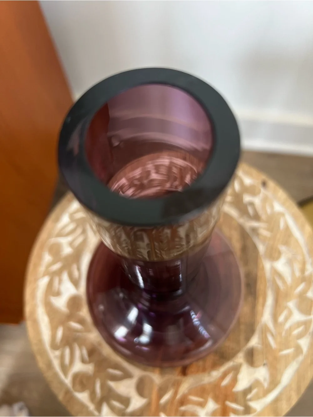 Marquis By Waterford Purple Glass Vase - Marquis By Waterford